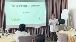 Holistic Health Approach: Team Harmony’s Yoga Workshop for CNRS Management