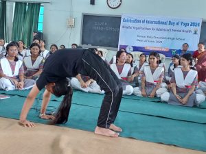 Mindful Yoga Sessions for Adolescent Mental Health: A Resounding Success with the students of Holy Cross Girls High School